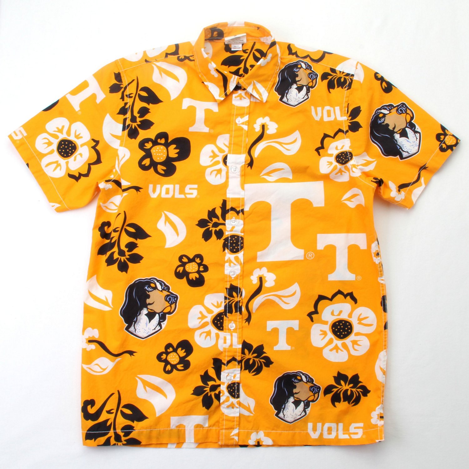 Wes and Willy Men's University of Tennessee Floral Button Down Shirt ...