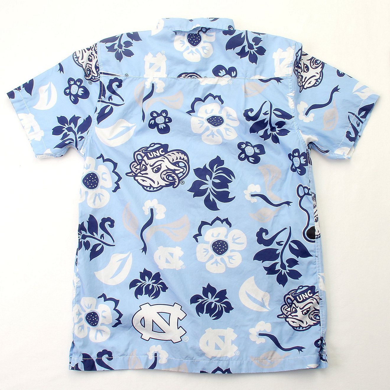 Wes and Willy Men's University of North Carolina Floral Button Down Shirt                                                        - view number 2