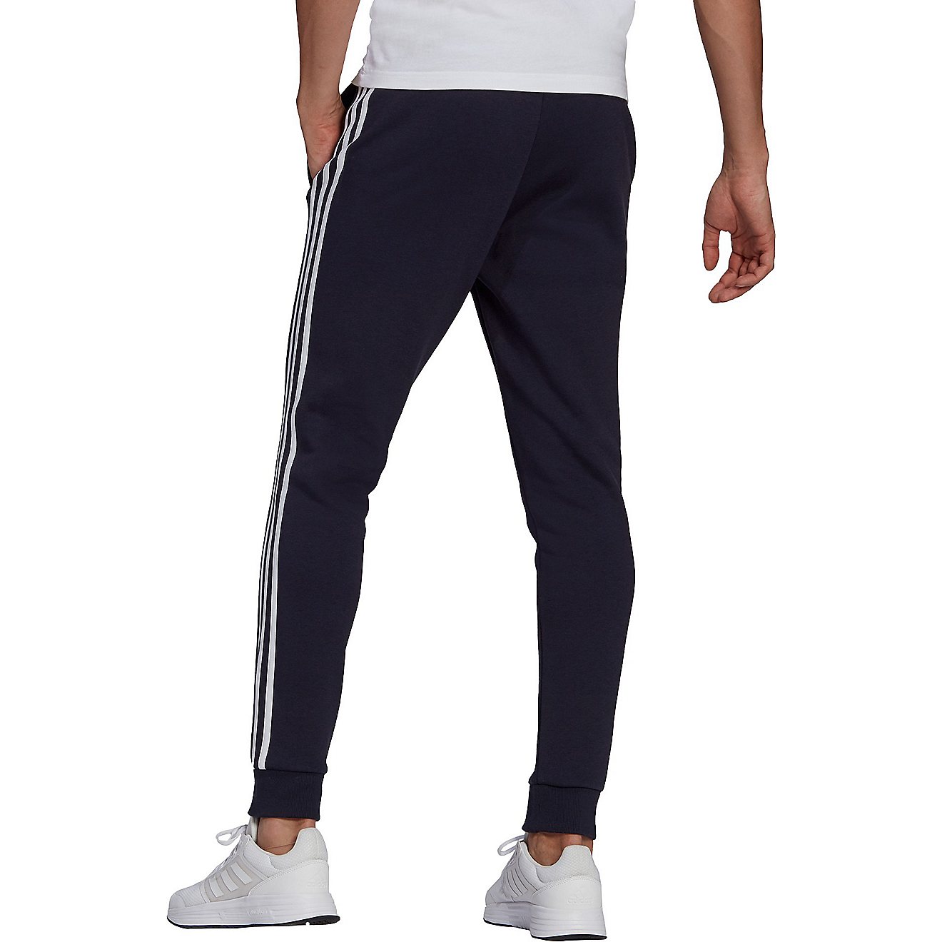 adidas Men's 3S Fleece Tapered Sweatpants                                                                                        - view number 2