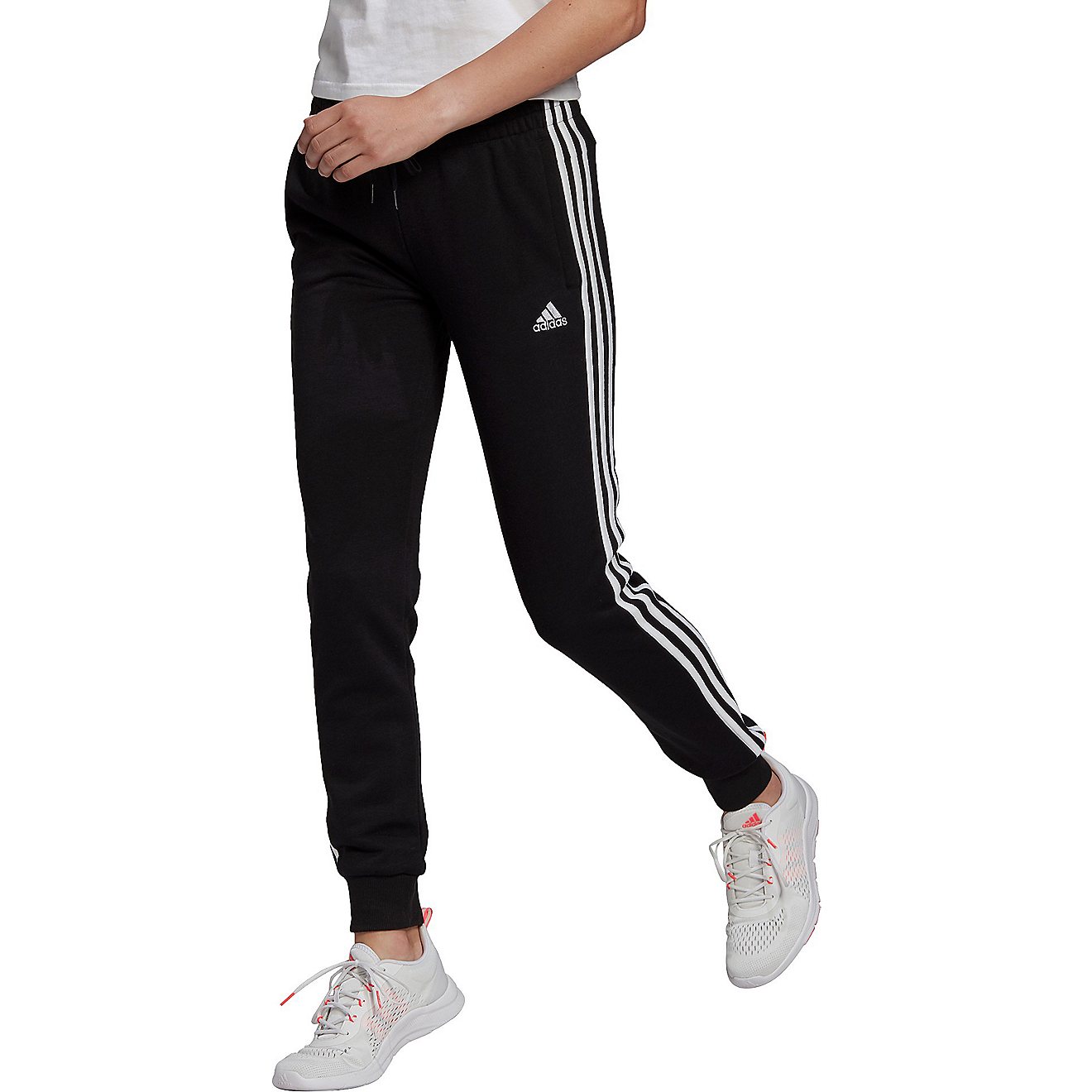 Adidas Women’s Essentials French Terry 3-Stripes Pants                                                                         - view number 5