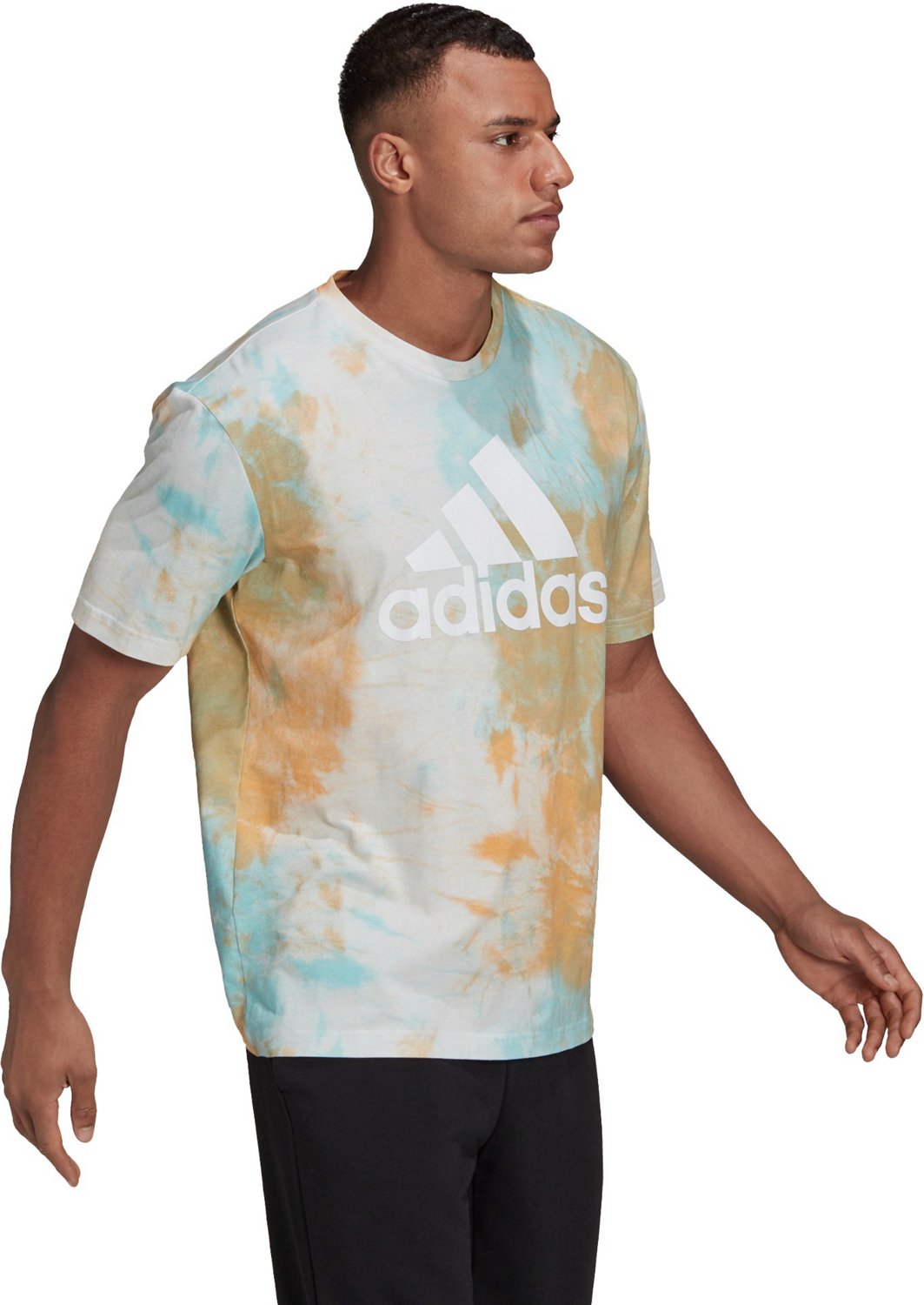 mens adidas tie dye t shirt