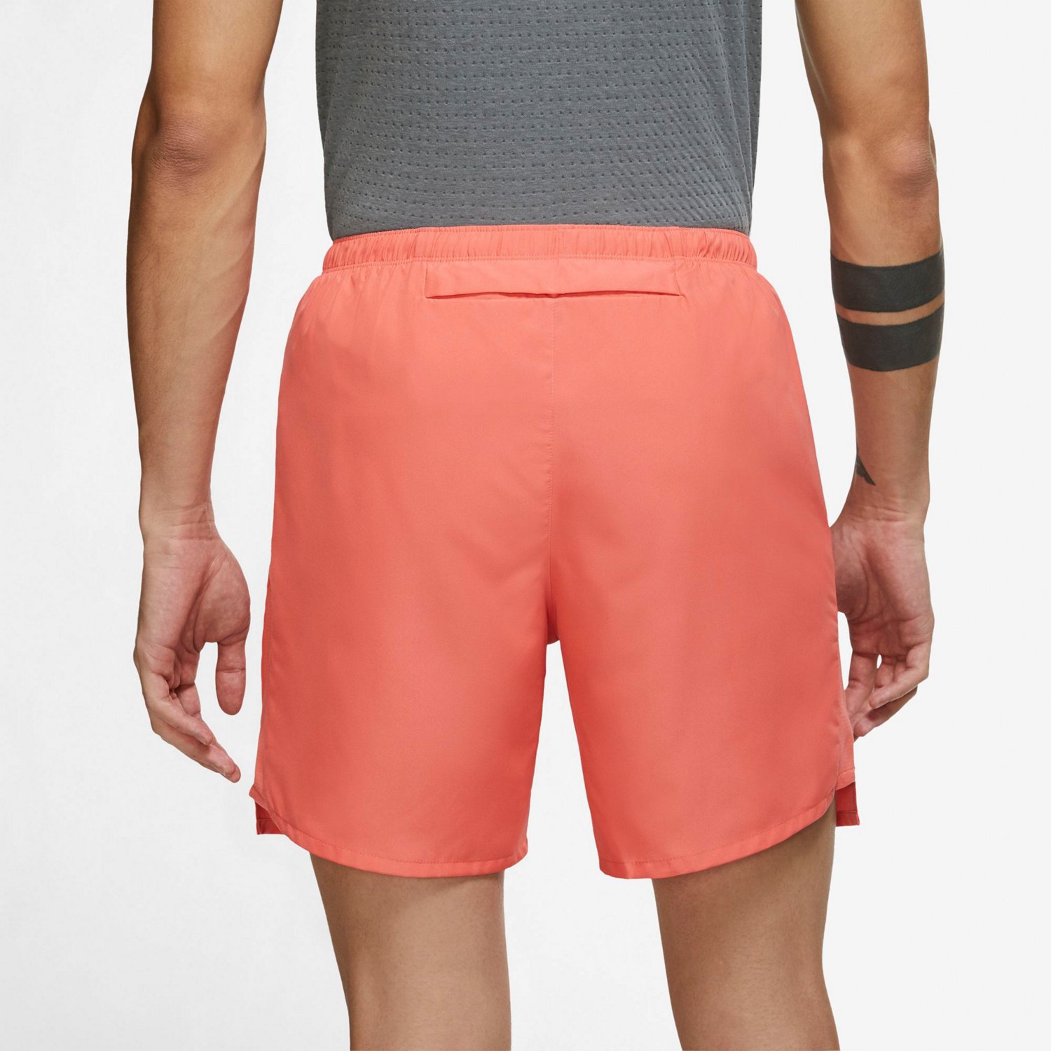 Nike Men's DriFIT Challenger BriefLined Running Shorts 7 in Academy