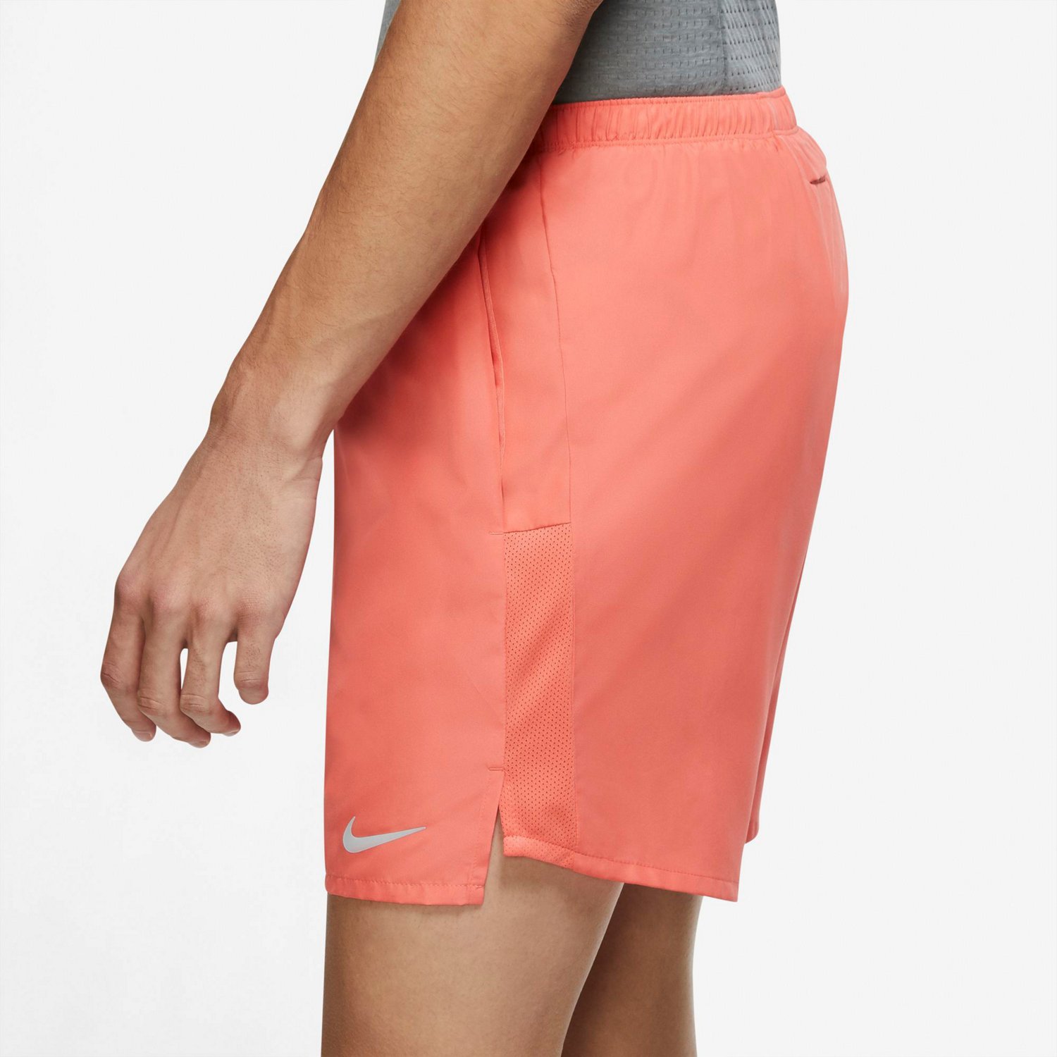 Nike Men's DriFIT Challenger BriefLined Running Shorts 7 in Academy