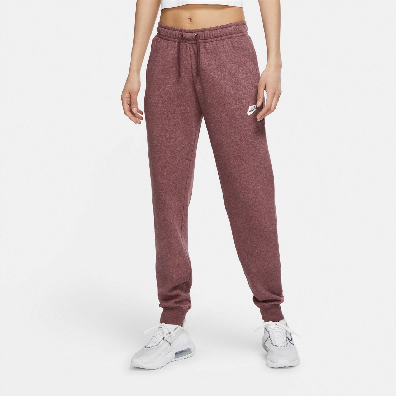 nike womens women's nsw open hem fleece pant varsity