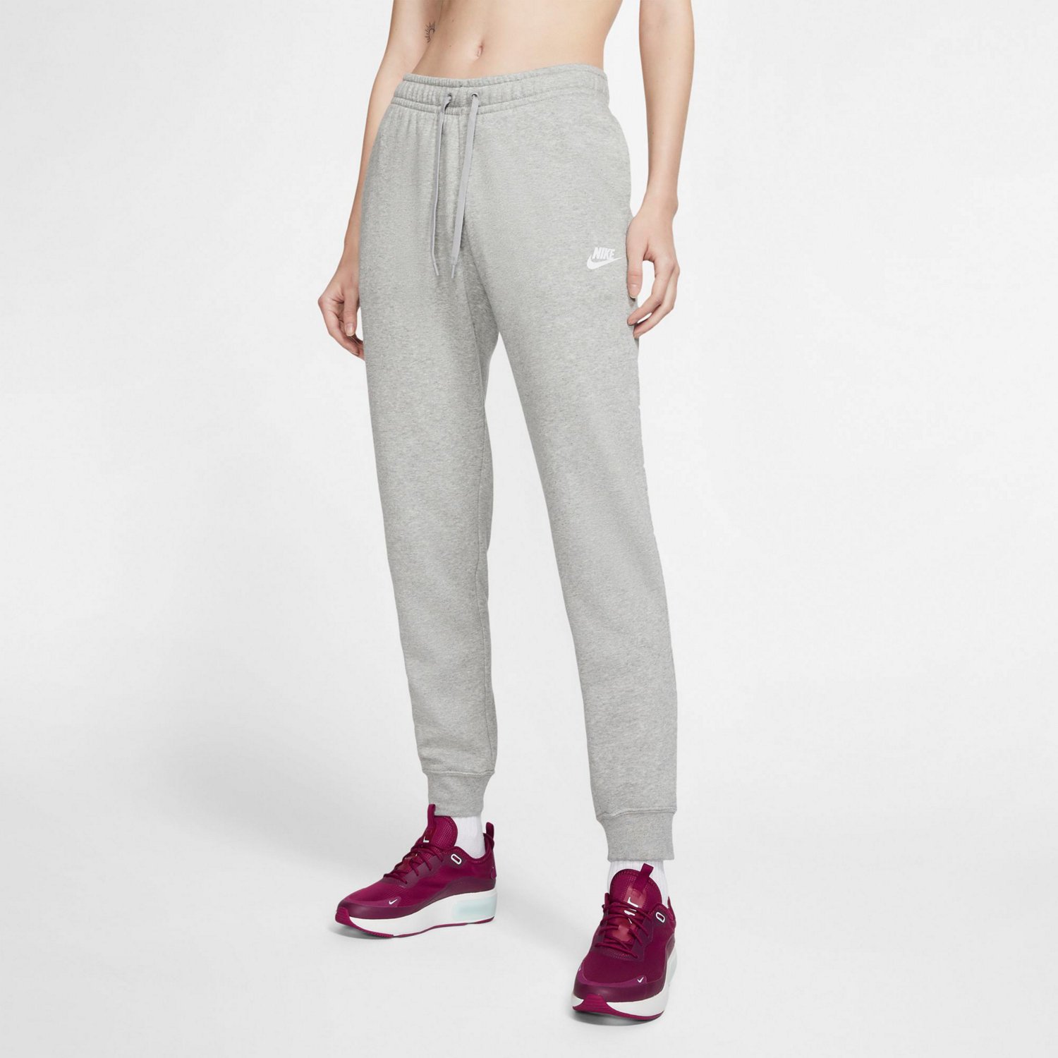 nike phoenix fleece pants white