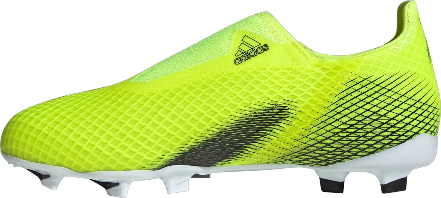 Adidas Junior Boys' X Ghosted .3 Laceless Firm Ground Soccer Cleats ...