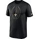 Nike Men's New Orleans Saints Icon Legend Graphic T-shirt                                                                        - view number 1 image