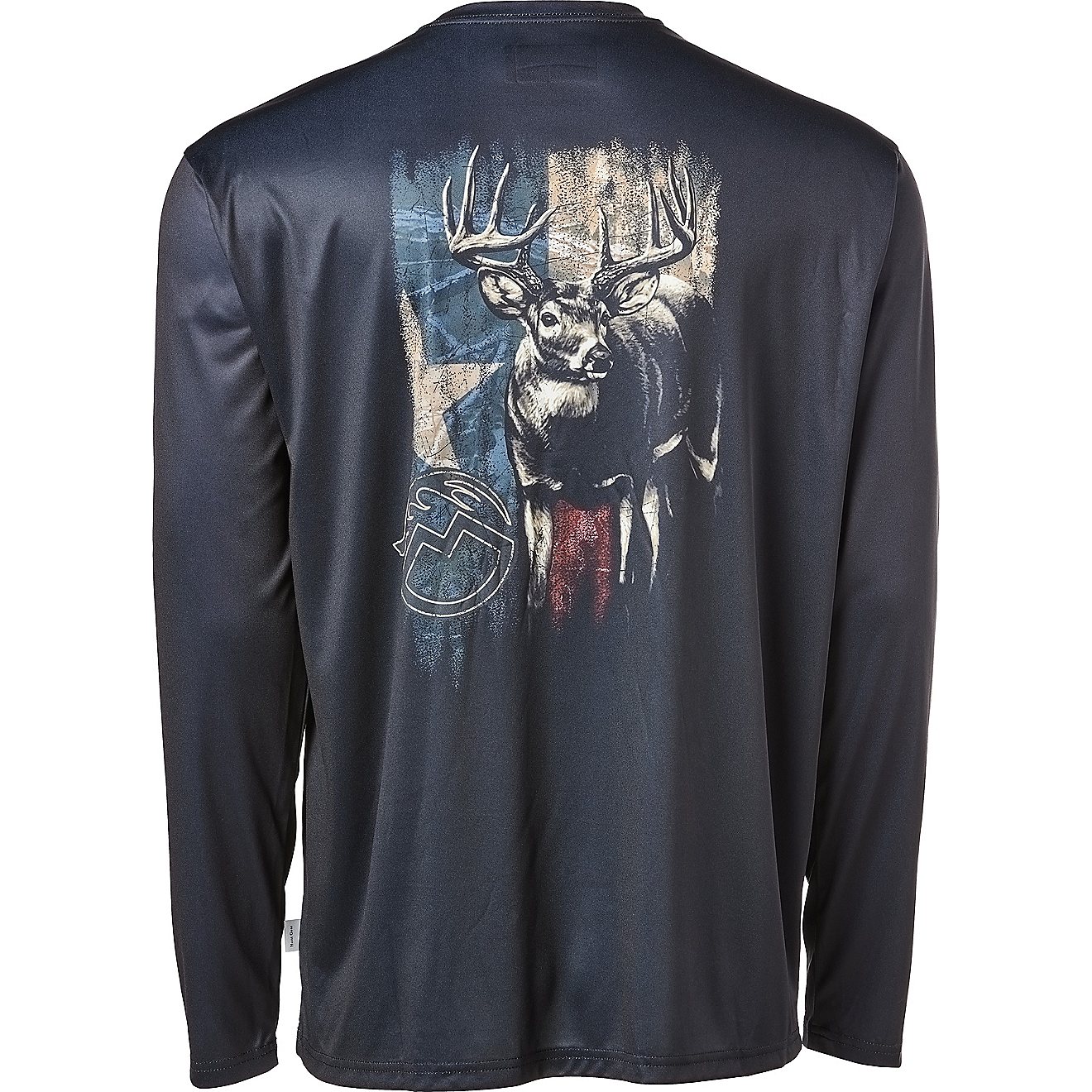 Magellan Outdoors Men's Whitetail Camo Texas Casting Crew Long Sleeve Shirt                                                      - view number 1