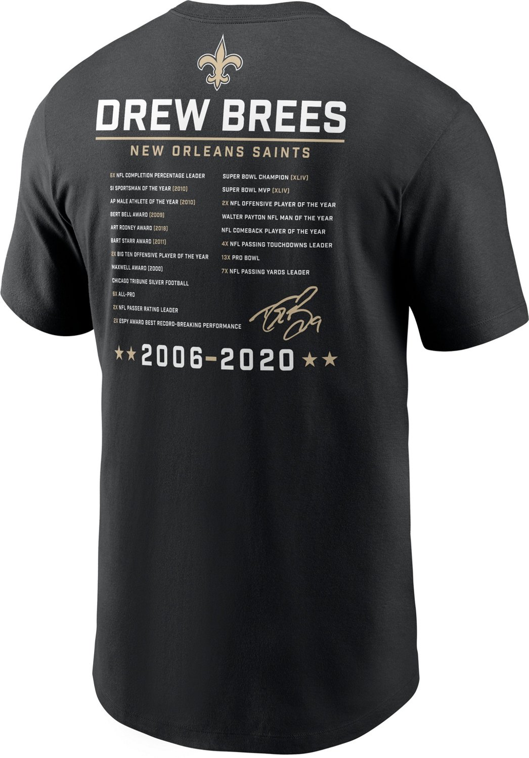 nike dri fit new orleans saints