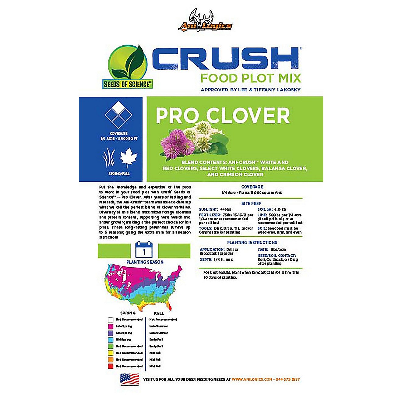 Ani-Logics 2 lb Crush Pro Clover Blend                                                                                           - view number 2