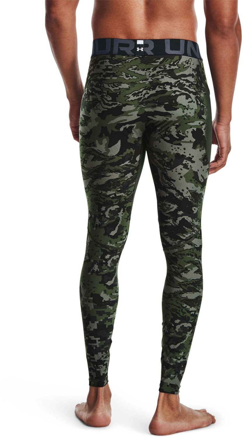 Under Armour HeatGear Armour 3/4 Leggings Black/Grey Camo 1356620