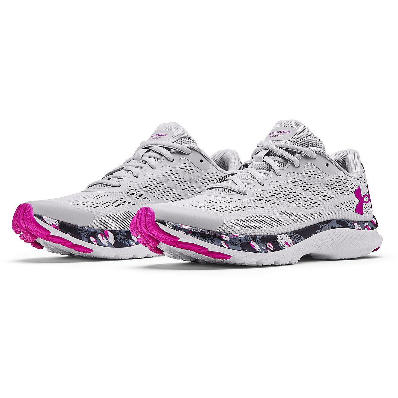Under Armour Girls’ Grade School Charged Bandit 6 Running Shoes                                                                - view number 2