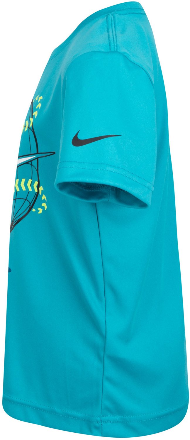 Nike Boys' DriFIT Baseball Grid Tshirt Academy
