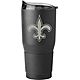 Logo New Orleans Saints 30 oz Gunmetal Black Powder Coat Tumbler                                                                 - view number 1 image