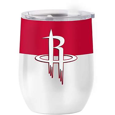 Logo Houston Rockets Colorblock 16 oz Stainless Curved Tumbler                                                                  