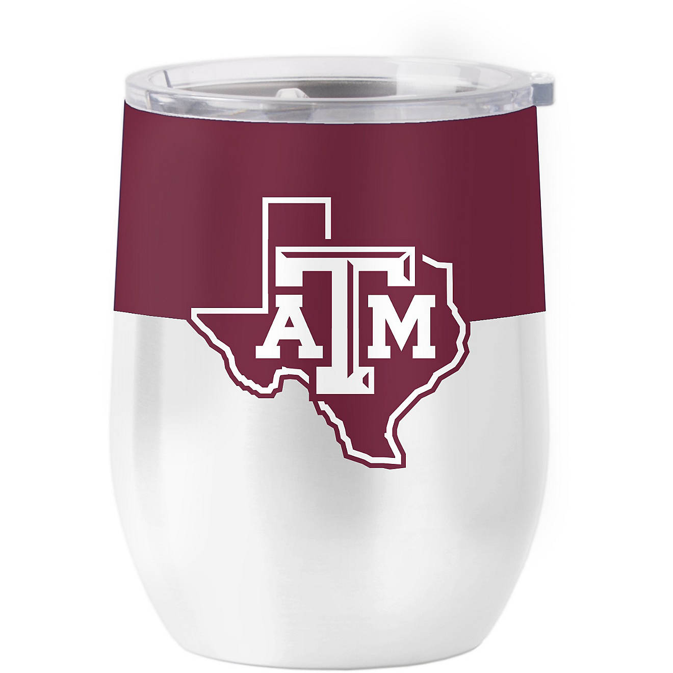 Logo Texas A&M University Colorblock 16 oz Stainless Curved Tumbler                                                              - view number 1