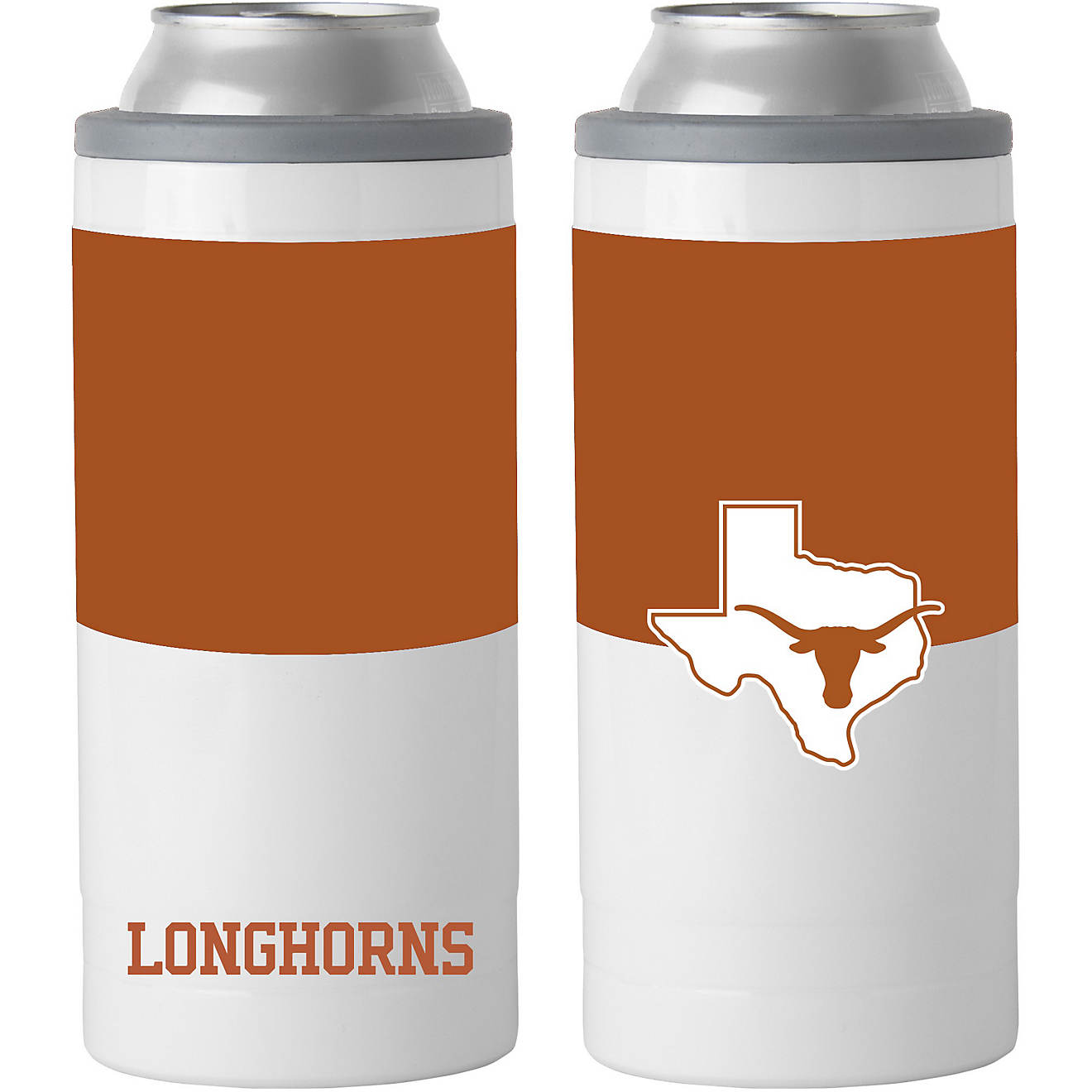 Logo University of Texas Colorblock 12 oz Slim Can Coolie                                                                        - view number 1