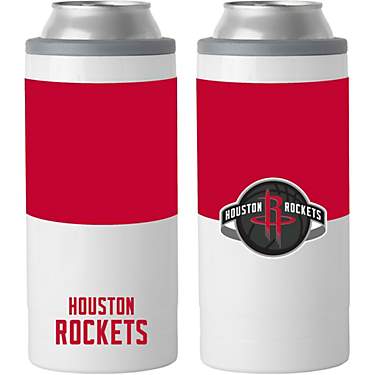 Logo Houston Rockets Colorblock 12 oz Slim Can Coolie                                                                           