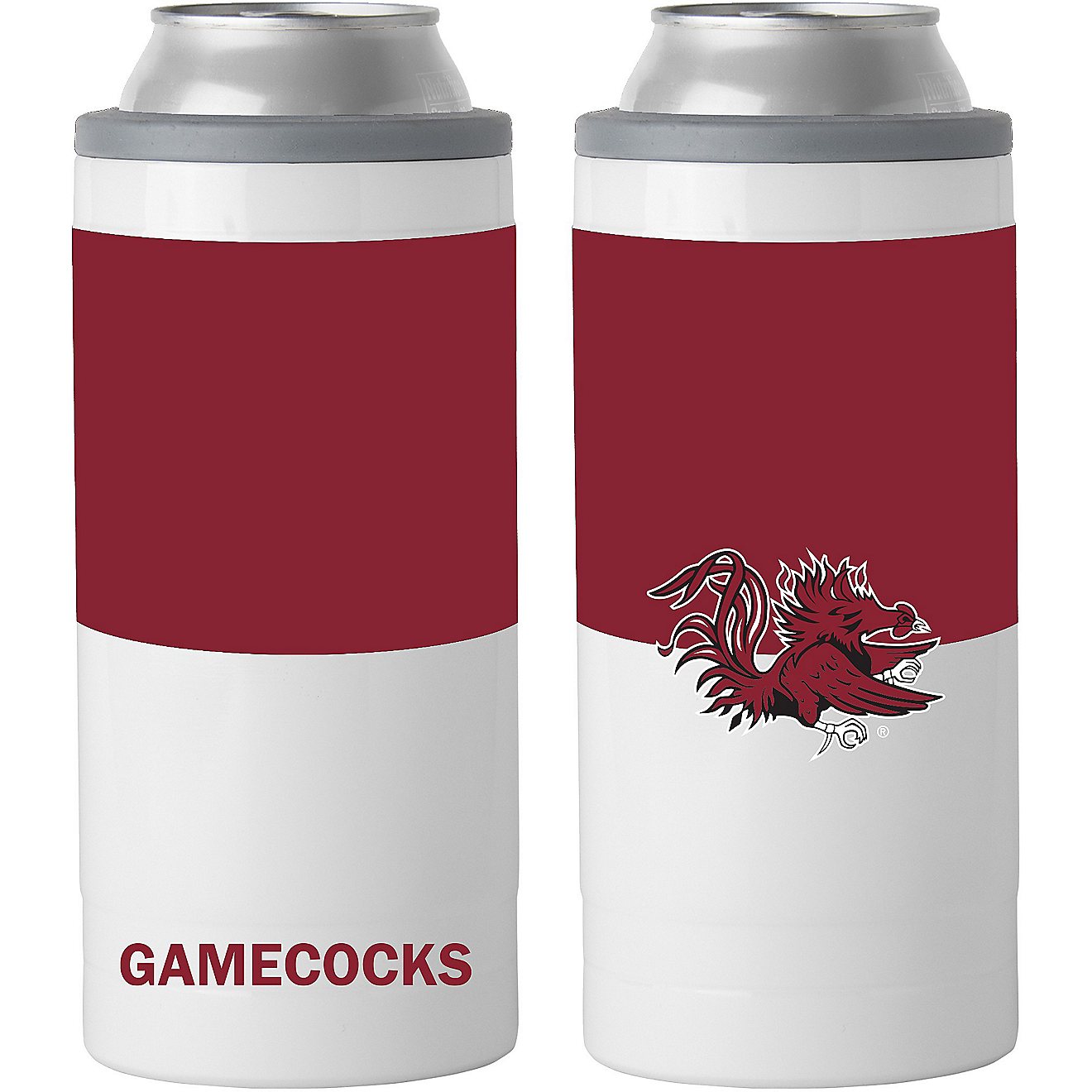 Logo University of South Carolina Colorblock 12 oz Slim Can Coolie                                                               - view number 1
