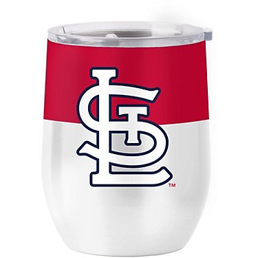Logo St. Louis Cardinals Colorblock 16 oz Stainless Curved Tumbler
