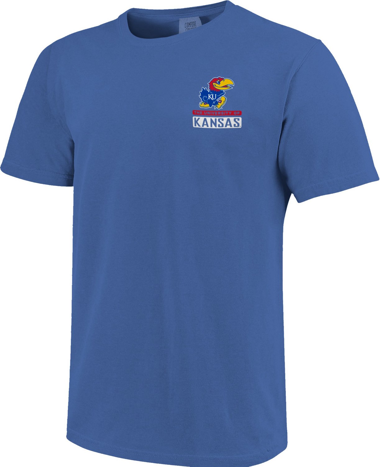 Image One Men's University of Kansas Comfort Color Campus Squares T ...