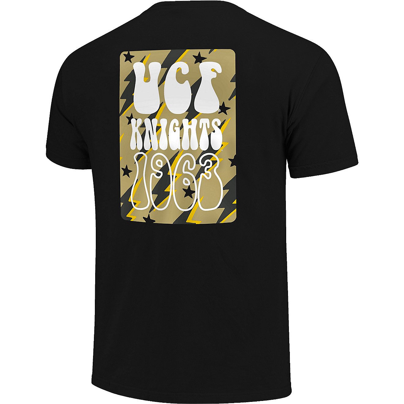 Image One Women's University of Central Florida Comfort Color Groovy Overlay Short Sleeve T-shirt                                - view number 2