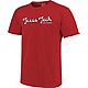 Image One Women's Texas Tech University Comfort Color Retro Script State Pattern Short Sleeve T-shirt                            - view number 3 image
