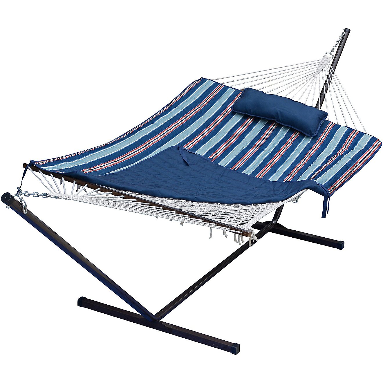 Algoma Cotton Rope Hammock Stand, Pad and Pillow Combination                                                                     - view number 4