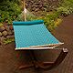 Algoma 12-Foot Wood Arc Frame with Quilted Hammock and Pillow                                                                    - view number 3 image