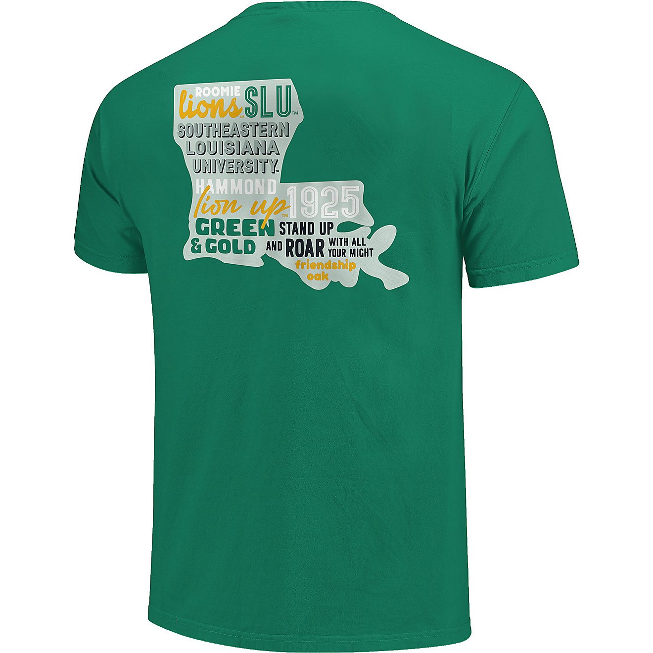 Image One Women's Southeastern Louisiana University Comfort Color All Type State Short Sleeve T-shirt                            - view number 2