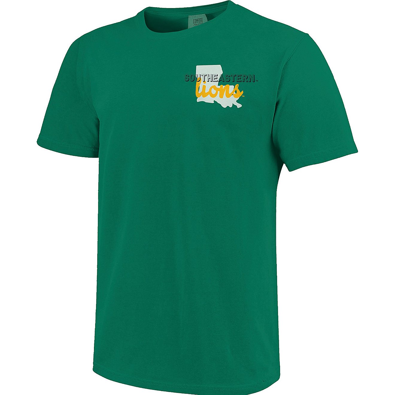 Image One Women's Southeastern Louisiana University Comfort Color All Type State Short Sleeve T-shirt                            - view number 3
