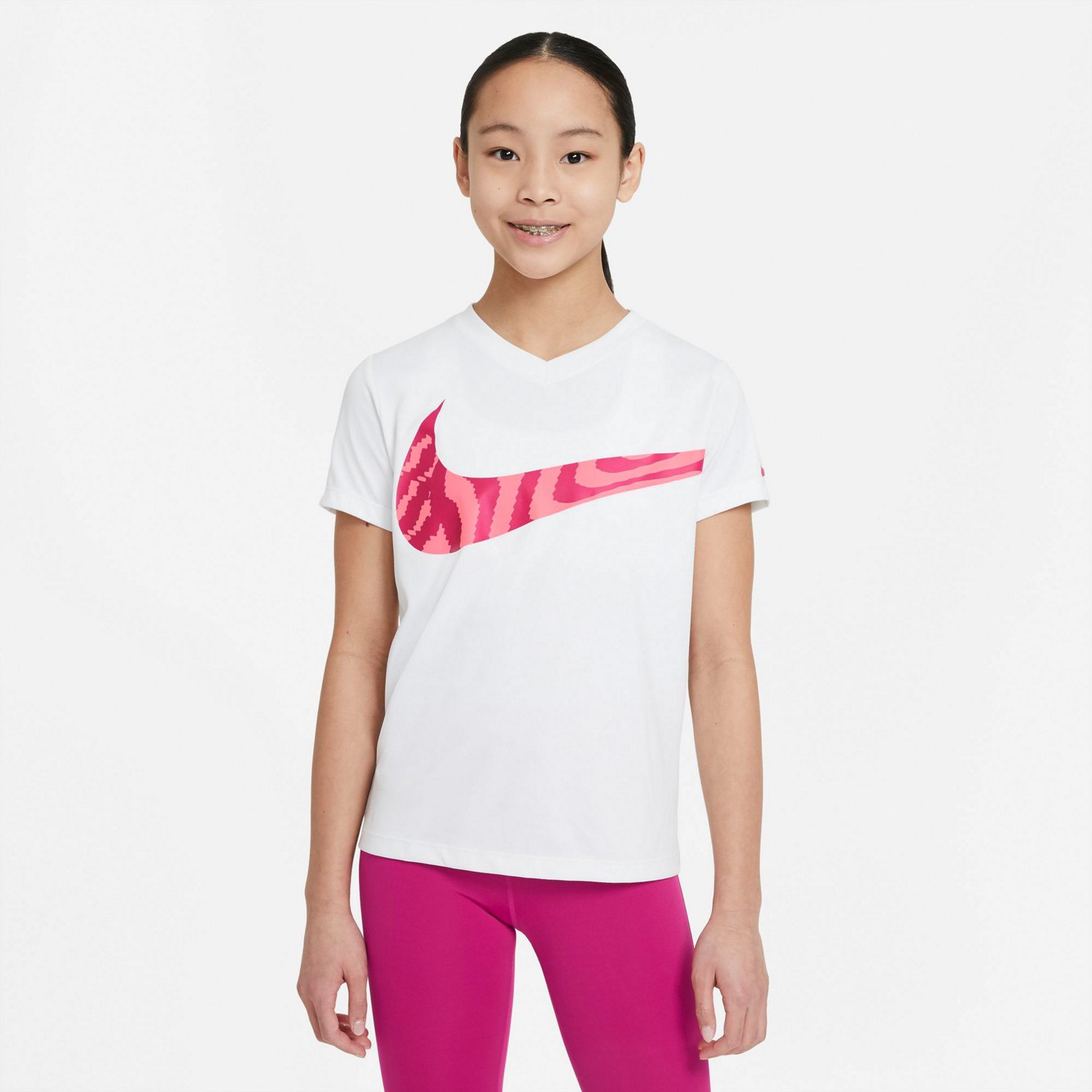 nike swoosh training t shirt