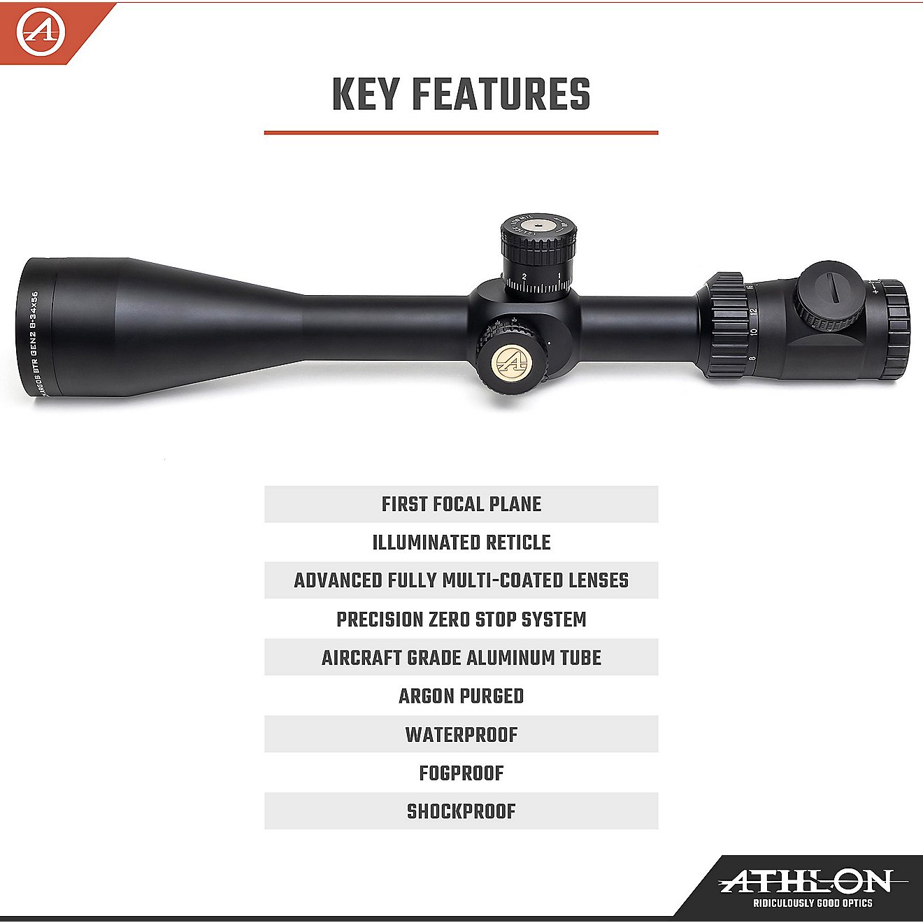 Athlon Optics Argos HMR 4-20x50 Riflescope                                                                                       - view number 3