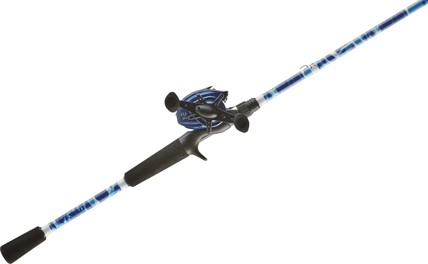 h2o xpress camo baitcaster combo