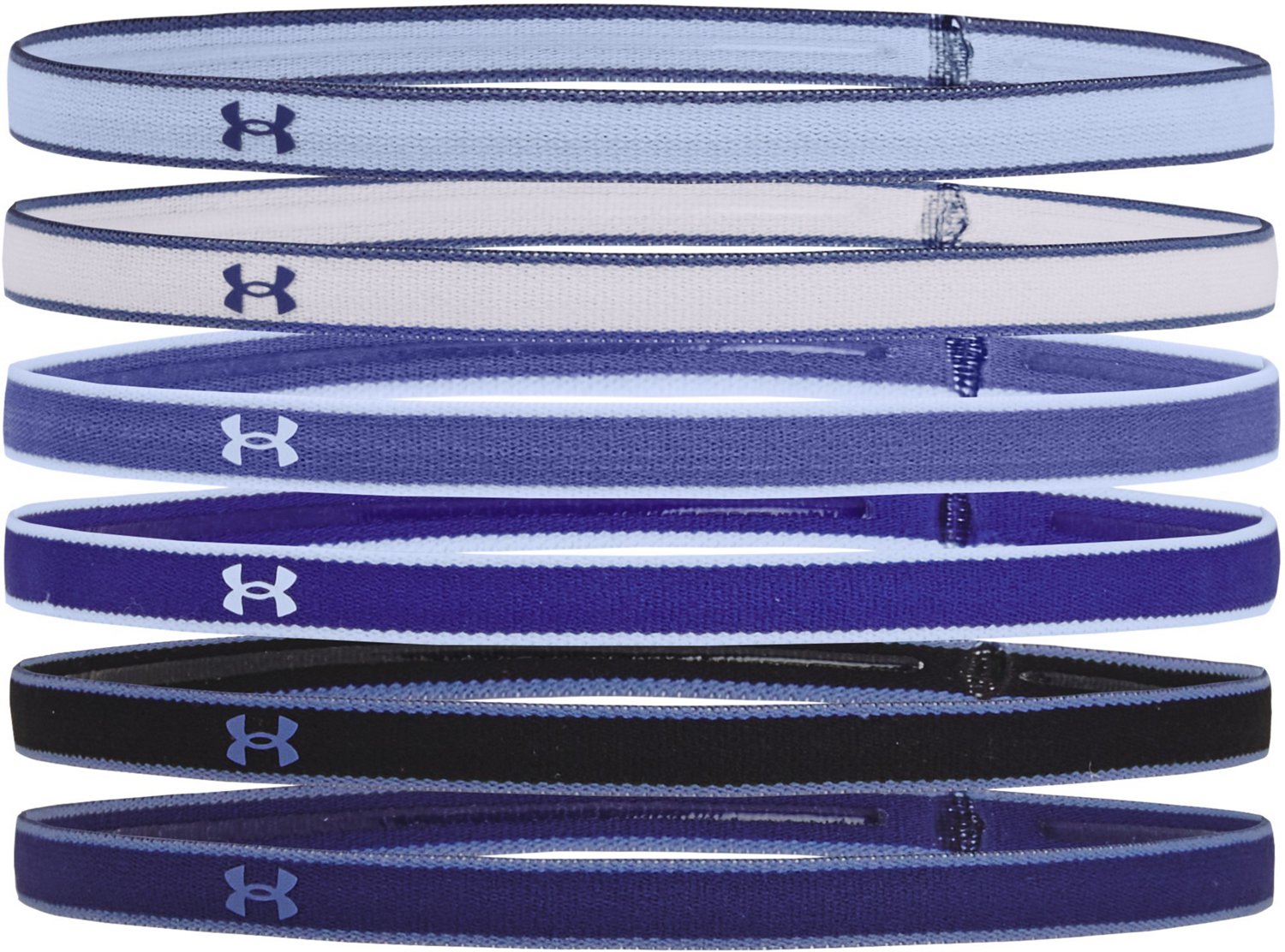 Under Armour Women's Mini Headbands 6Pack Academy