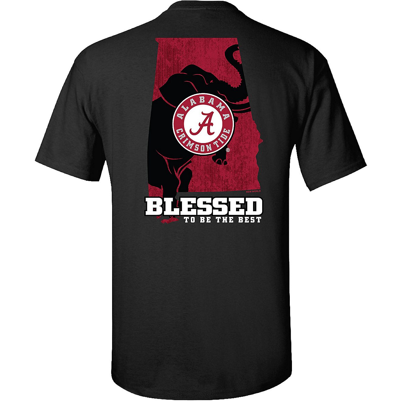 New World Graphics Men's University of Alabama Blessed T-shirt                                                                   - view number 1