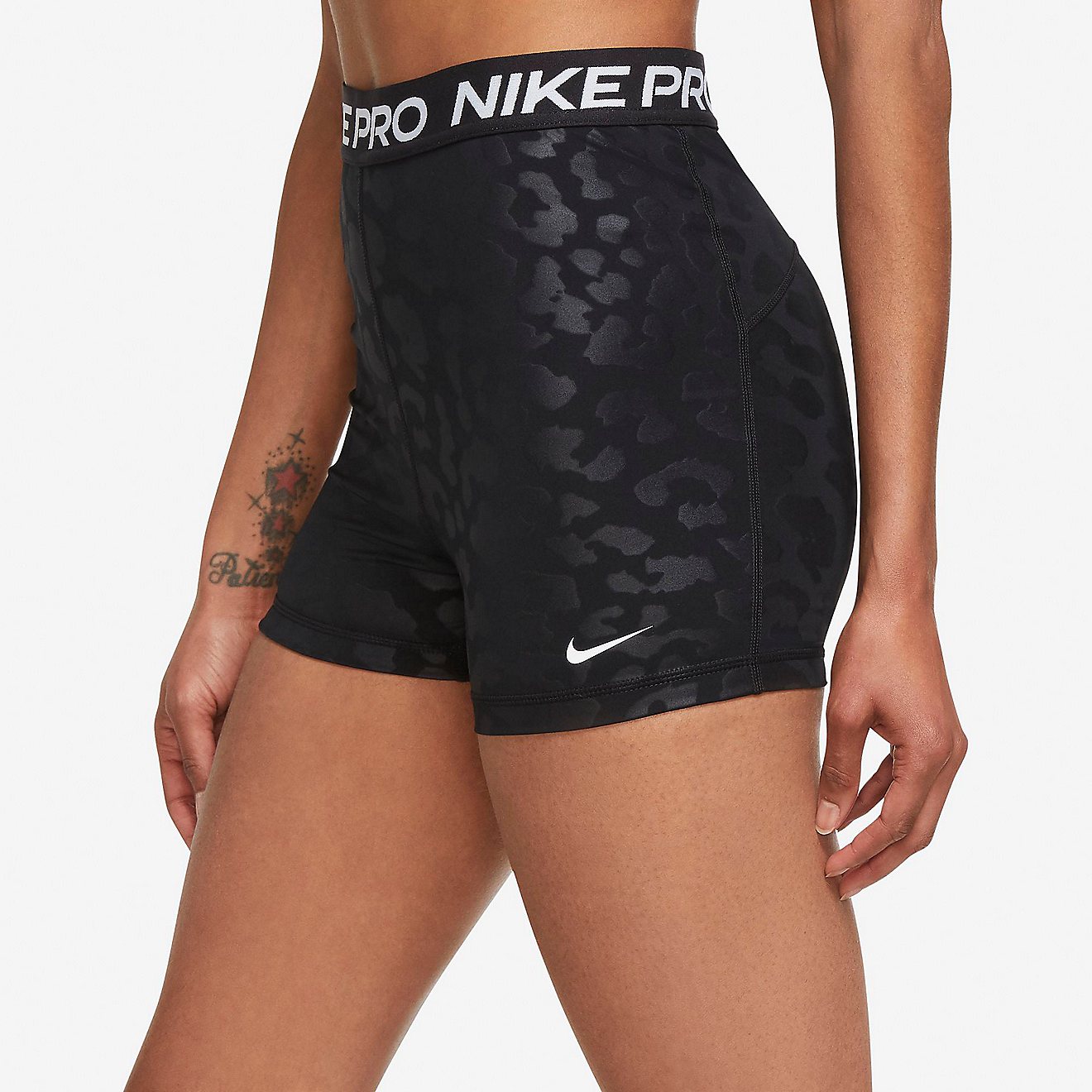 Nike Women's Pro Dri-FIT High Waisted Shorts 3 in                                                                                - view number 3