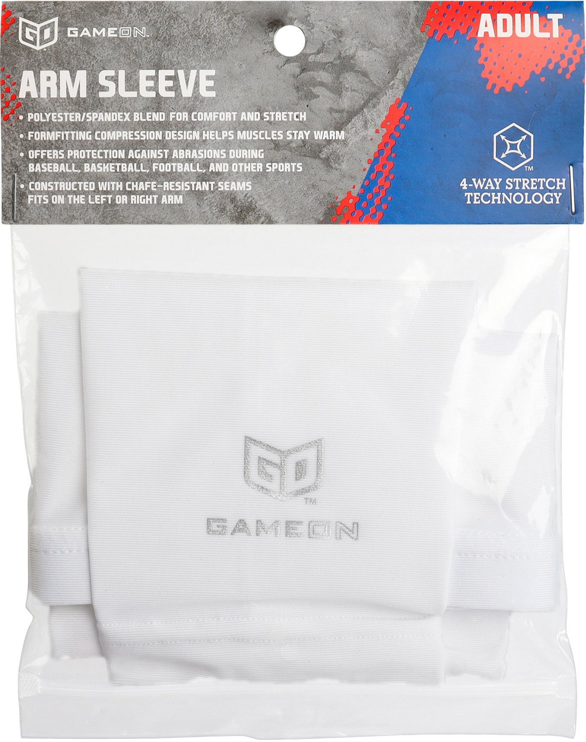 Game On Adults' Compression Arm Sleeve Academy