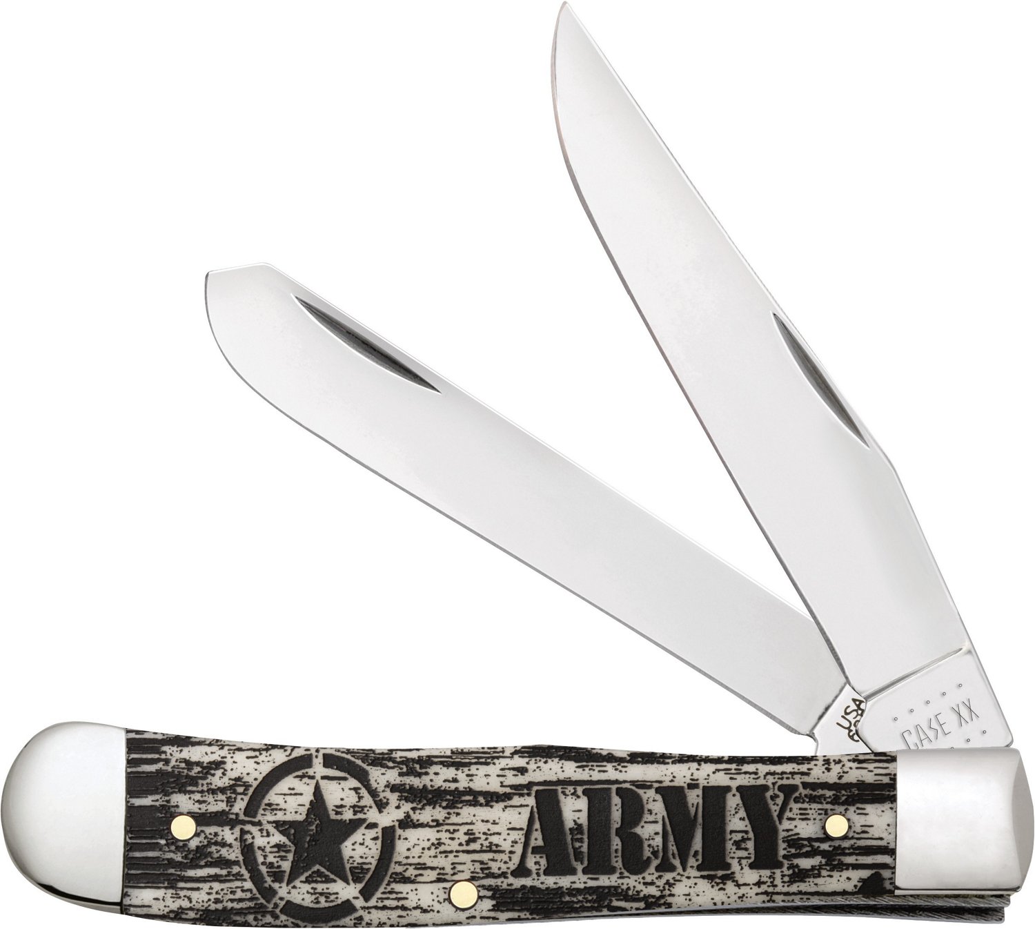 WR Case & Sons Cutlery CA60186 CASE Jigged White Delrin Handle Mini
