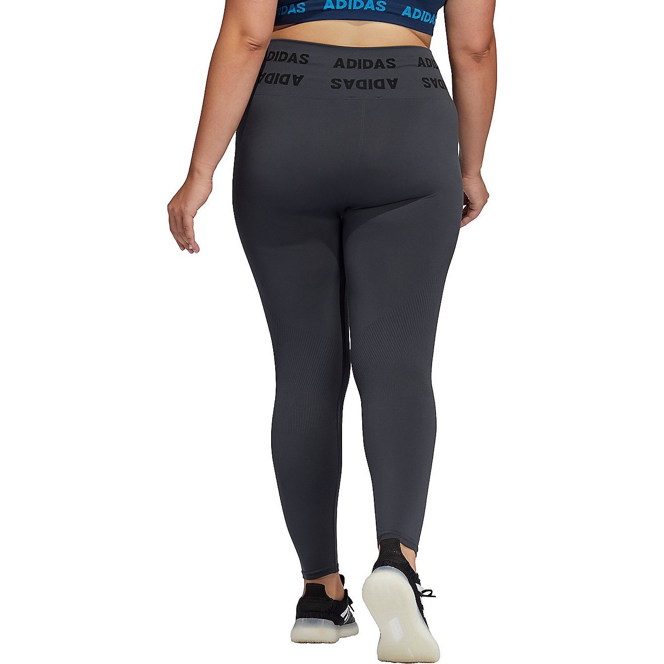 adidas Women's Aeroknit 7/8 High-Rise Plus Size Tights                                                                           - view number 4