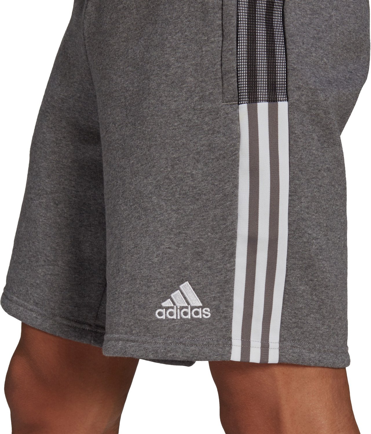 adidas Men's Tiro21 Sweat Soccer Shorts 8 in Academy
