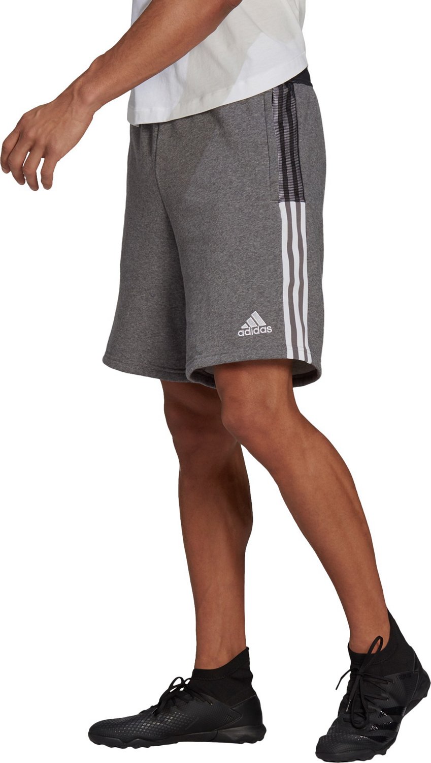 adidas Men's Tiro21 Sweat Soccer Shorts 8 in Academy