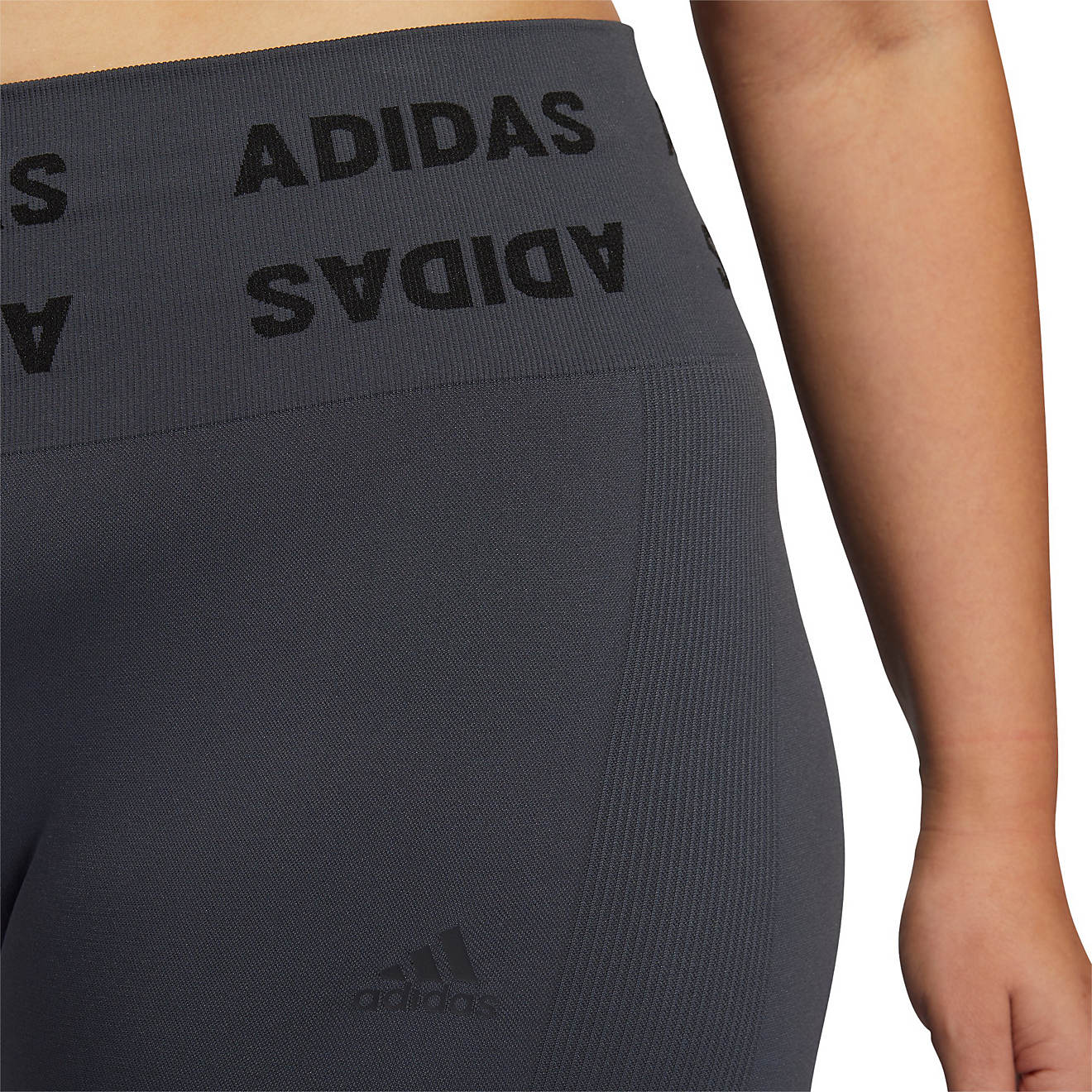 adidas Women's Aeroknit 7/8 High-Rise Plus Size Tights                                                                           - view number 1