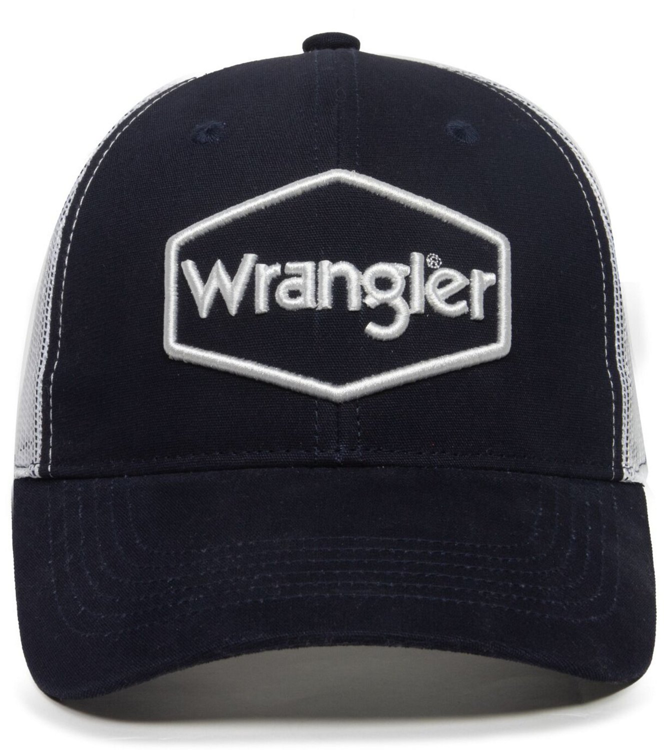 Wrangler Adults' Mesh Back Americana Baseball Cap Academy
