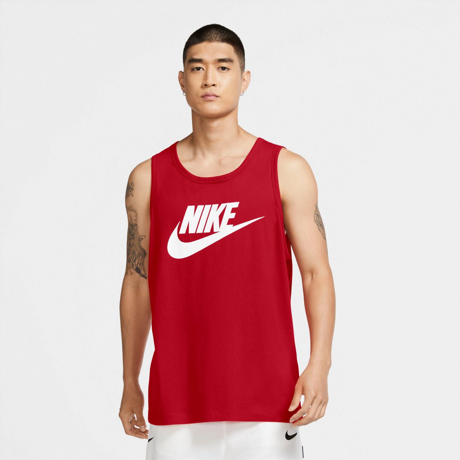 Nike Sportswear Men's Sleevless Tank Top Shirt (Red/White, XXL) – BrickSeek