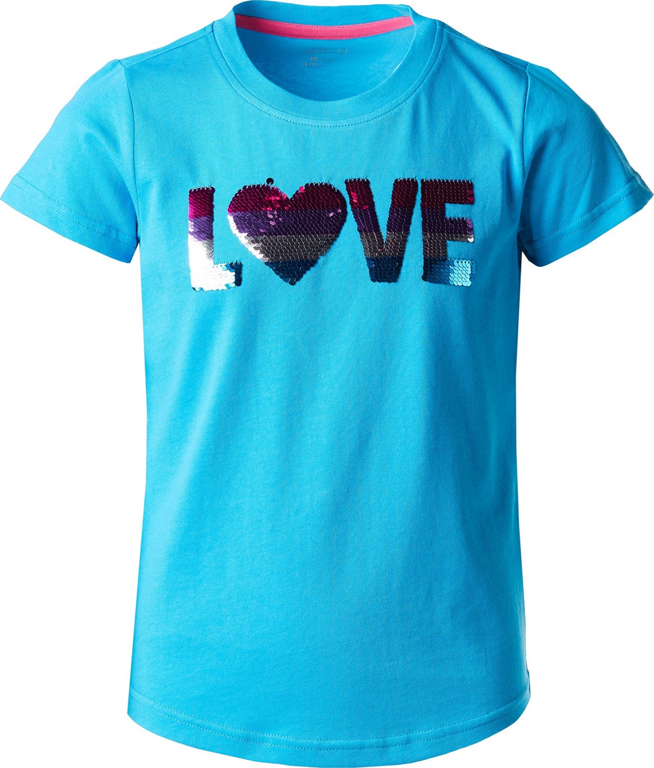 flip sequin heart shirt