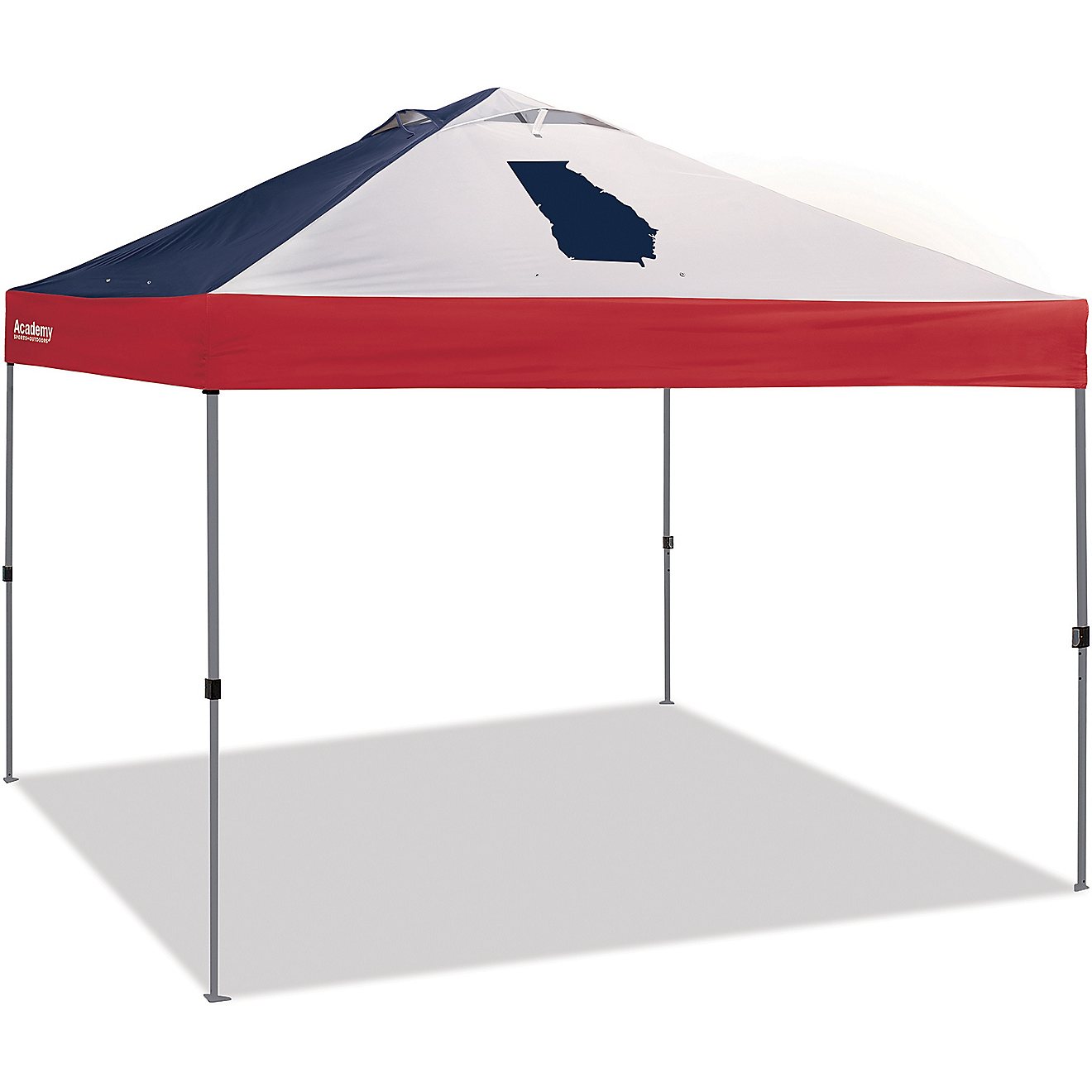 Academy Sports + Outdoors 10 ft x 10 ft One Push Straight Leg Georgia State Canopy                                               - view number 1
