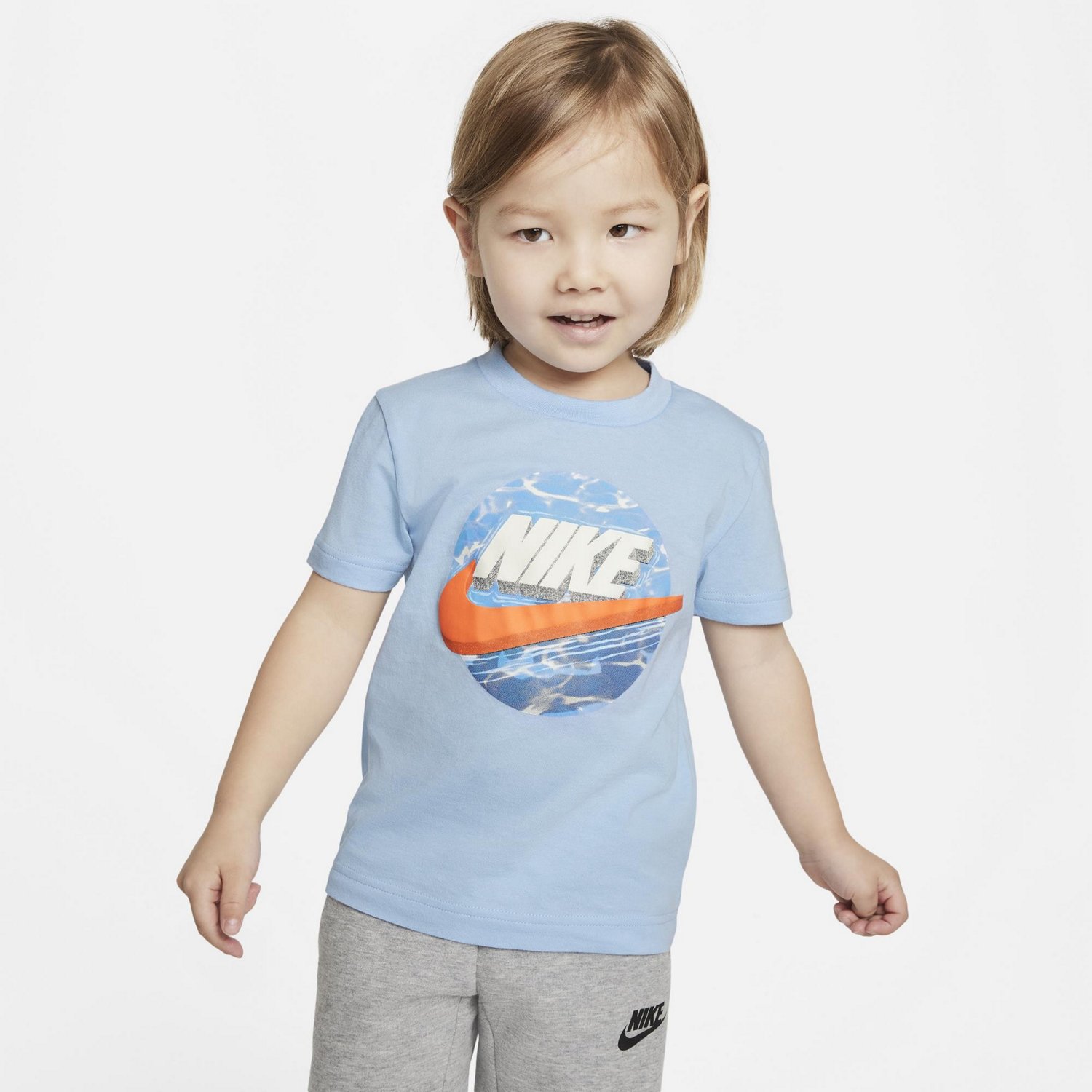 Nike Boys' Nike Sportswear Futura Tide Pool Short Sleeve T-shirt | Academy