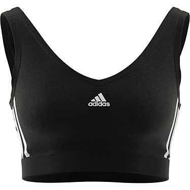 adidas Women's Essentials 3-Stripe Crop Sports Bra