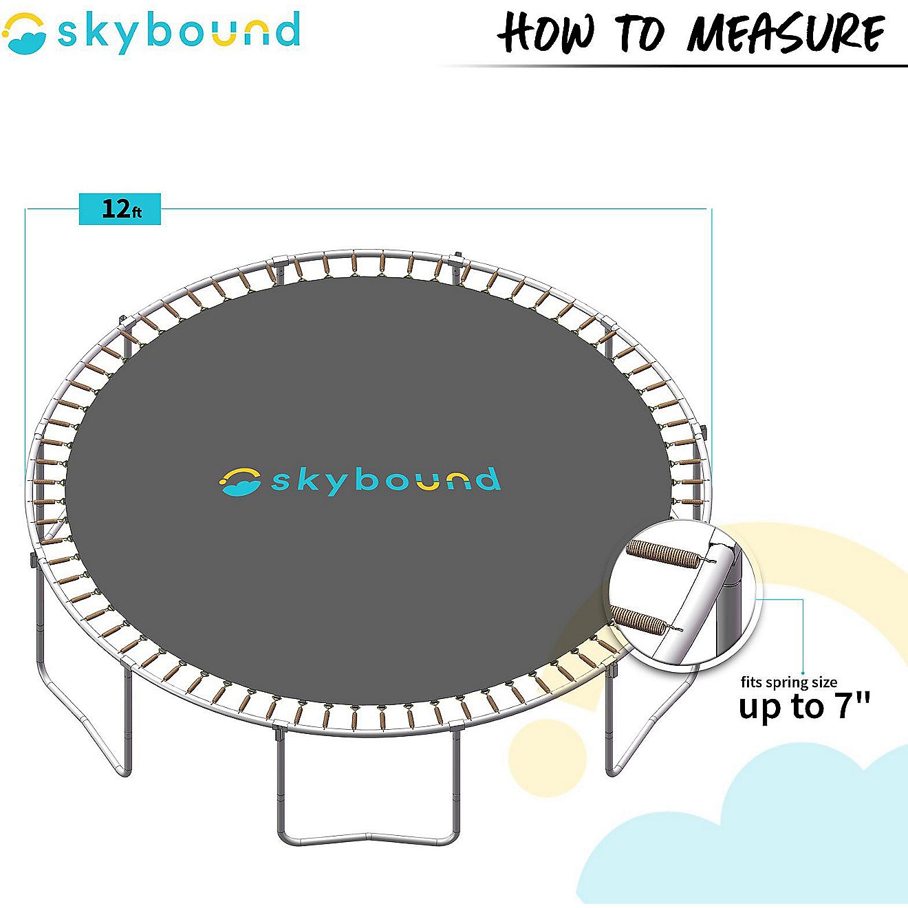 SkyBound 12 ft Universal Replacement Trampoline Pad                                                                              - view number 2